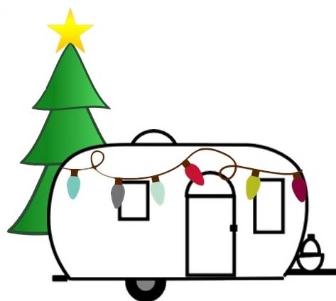 Airstream at Christmas