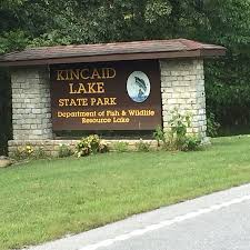 Kincaid Lake State Park entrance