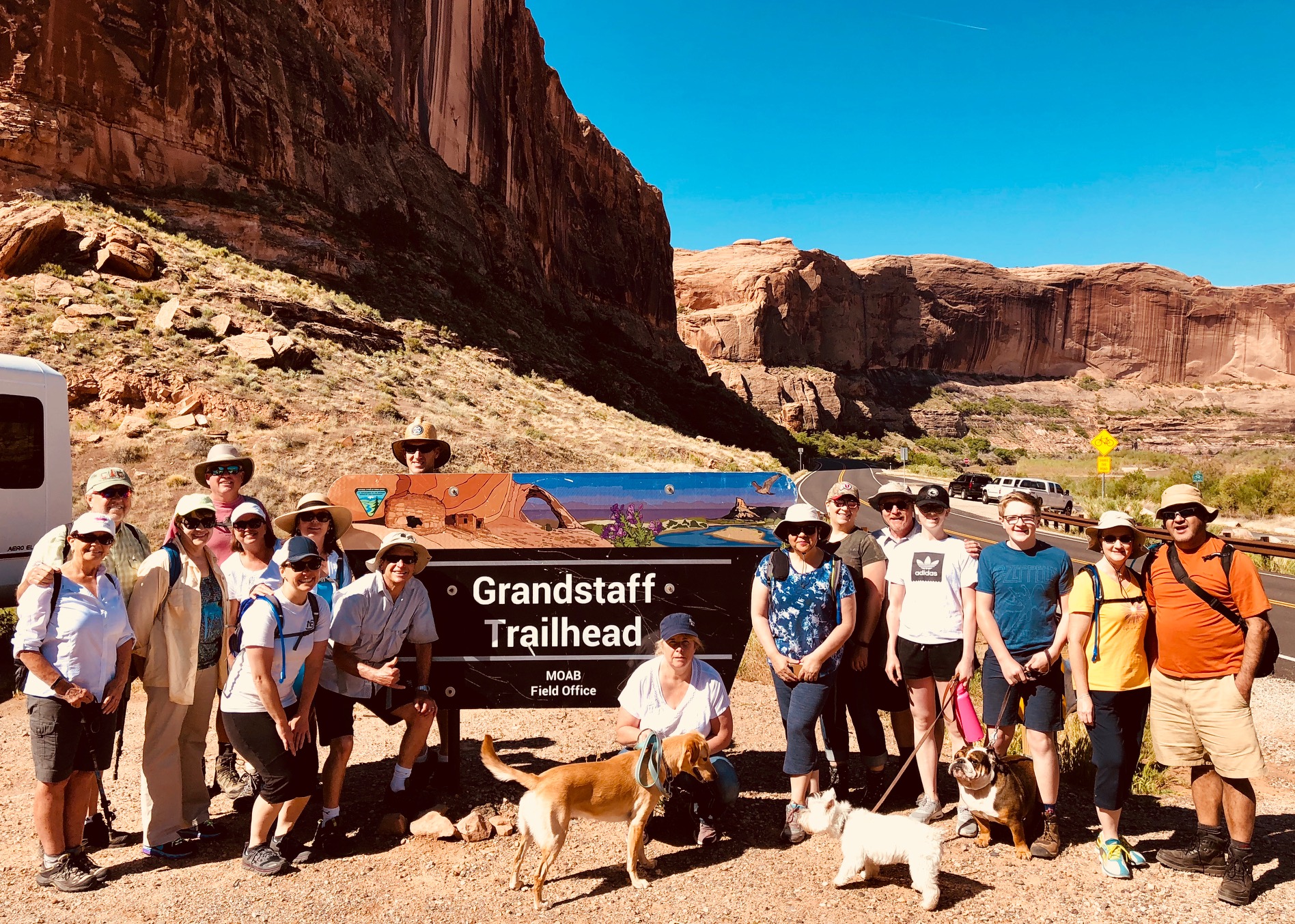 Hike at UWAC Moab Rally