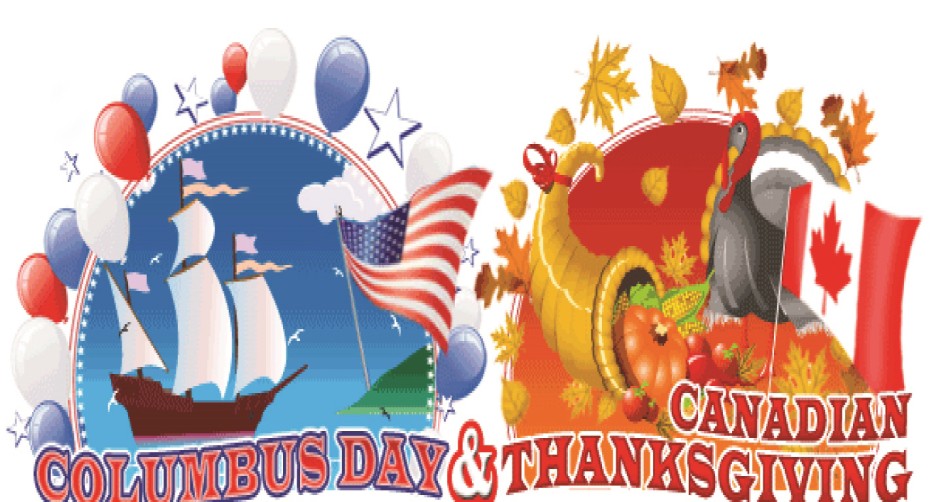Columbus day Canada Thanksgiving