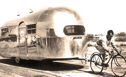 Bicycle pulling airstream
