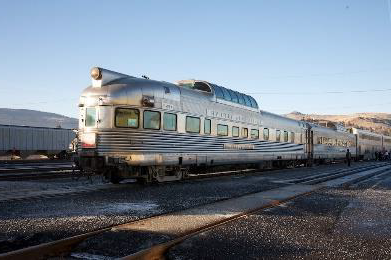 Last car on the Cuyahoga Valley Scenic Railroad