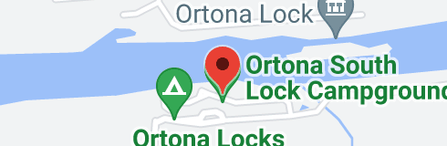 Map photo of lock location