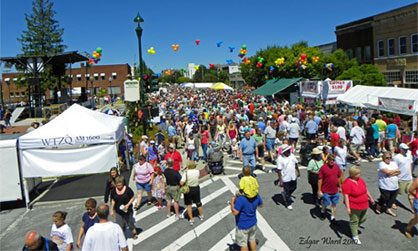 NC Apple Festival street scene