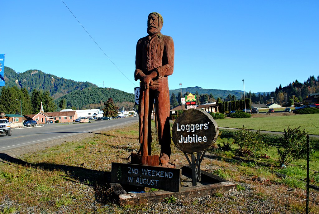 Morton Loggers' Jubilee Sign