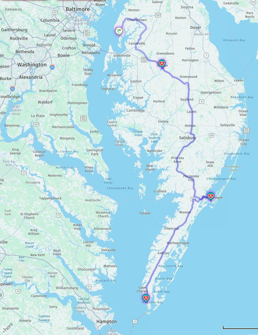 Chesapeake Adventure Map