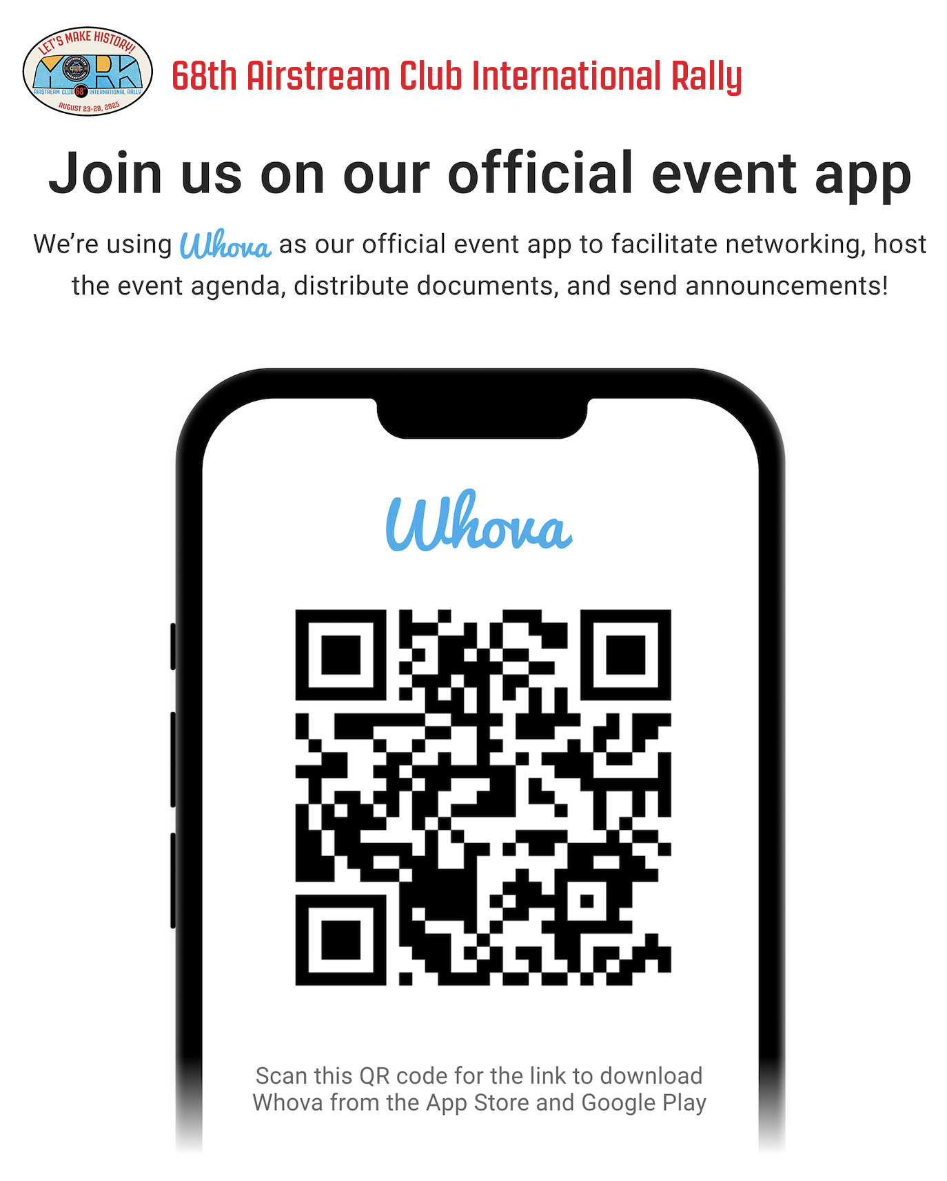 Whova QR Code - Download the App Today!