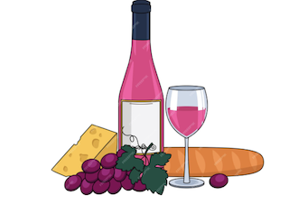 thlac wine clipart