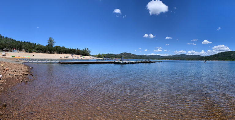 Photo of shore of collins lake