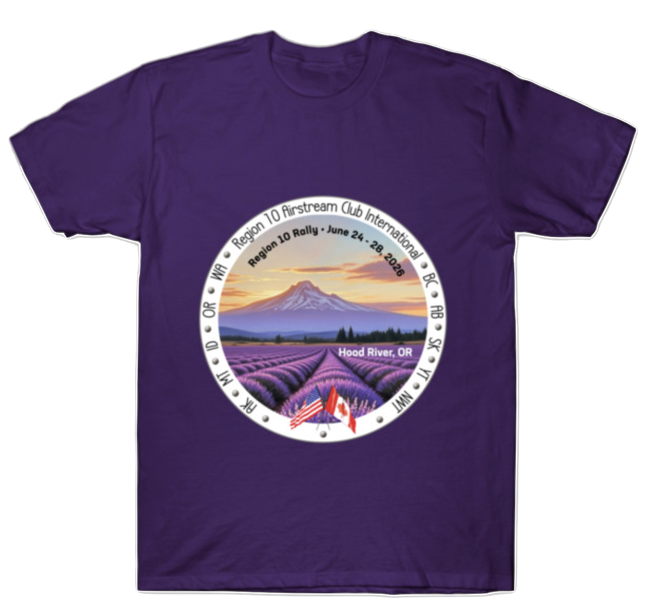 Region 10 Hood River Rally T-shirt