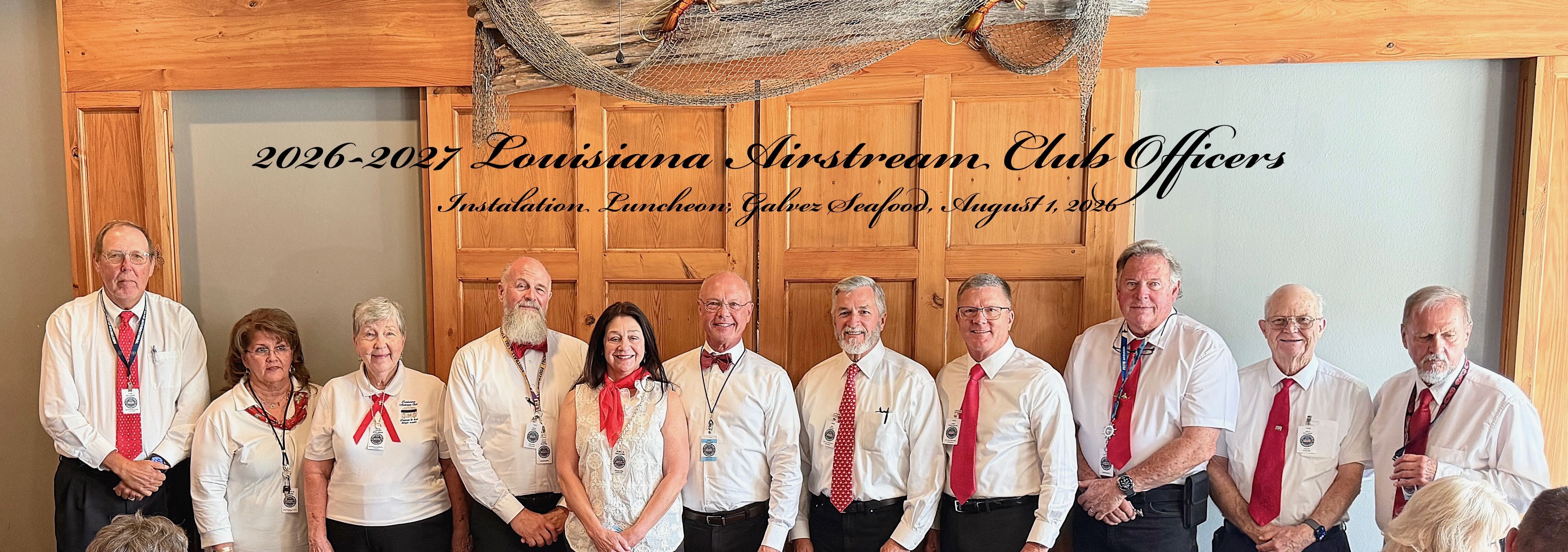 Louisiana Airstream Club 2025-26 Officers