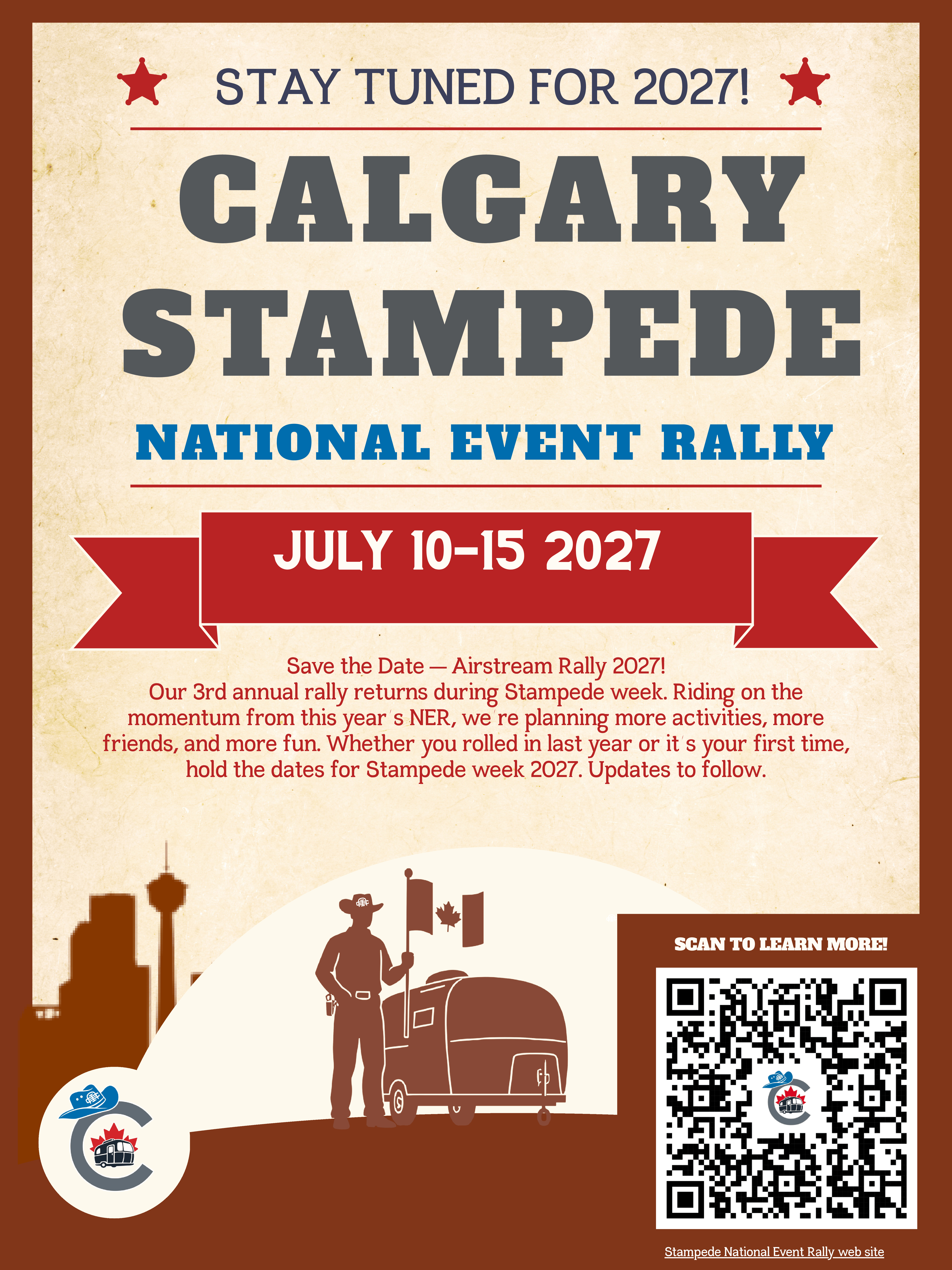 Stampede NER 2027 Save the Date Poster