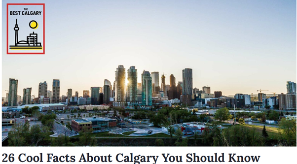 26 Cool Facts Calgary