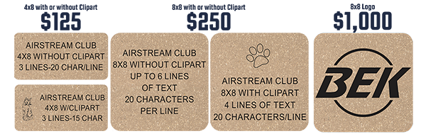 Buy a Brick Campaign - Sizes and Cost