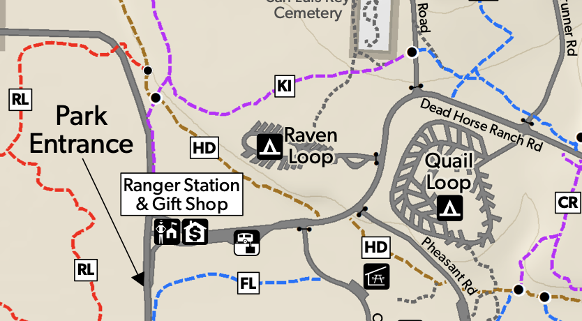 Dead Horse Ranch Map