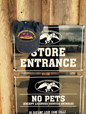 Hat at Duck Commander HQ