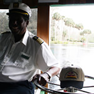 Hat in Glass Bottom Boat