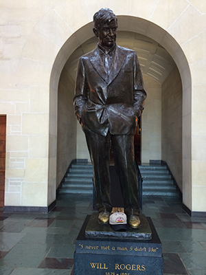 Hat with Will Rogers