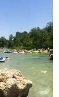Tubing on the San Marcos River