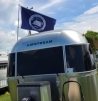 MAAC flag above trailer