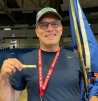 Flag bearer at Sedalia