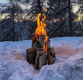Winter camping