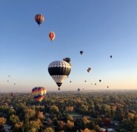 Hot air balloons