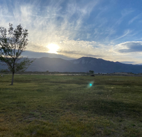 Washoe Lake Sunset