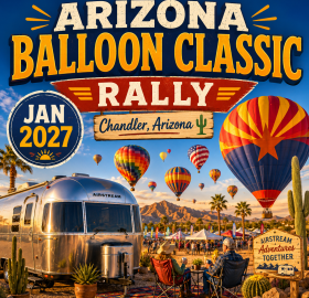 Image of an airstream and balloons