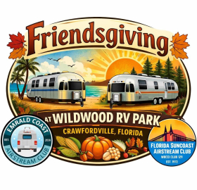 Picture of Airstreams in a Thanksgiving theme