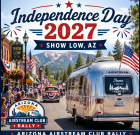 Image of an airstream and 4th of july