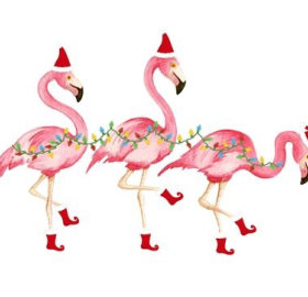 LVAC Holiday Flamingo