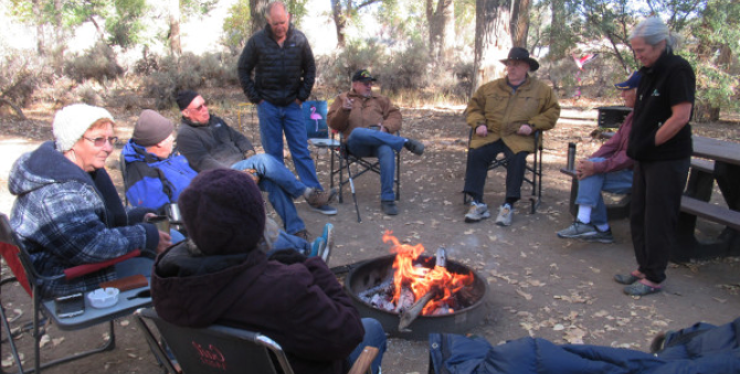 Fort Churchill campfire