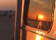Sunset Airstream Reflection