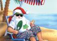thlac santa a the beach